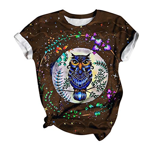 Camiseta de manga corta para mujer, parejas, amantes, San Valentín, con texto en inglés 4marrón S