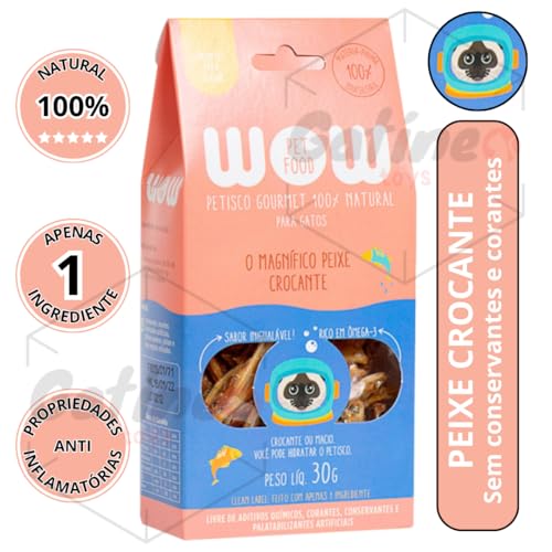 Kit de Petiscos para Gatos Naturais Gourmet: Frango + Peixe - 5 unidades de 50g cada