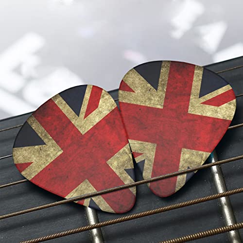 Ensemble de 12 médiators de guitare drapeau britannique pour guitare acoustique, guitare électrique, contrebasse… - Les Beatles, Paul McCartney, John Lennon, RIngo Starr, George Harrison Ensemble de 12 médiators de guitare drapeau britannique pour guitare acoustique, guitare électrique, contrebasse… – Image 8