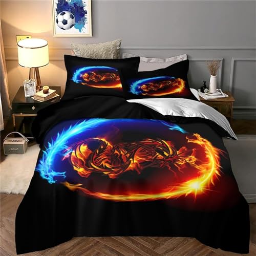 Housse de Couette Dragon 3D de qualité premium hypoallergénique en microfibre