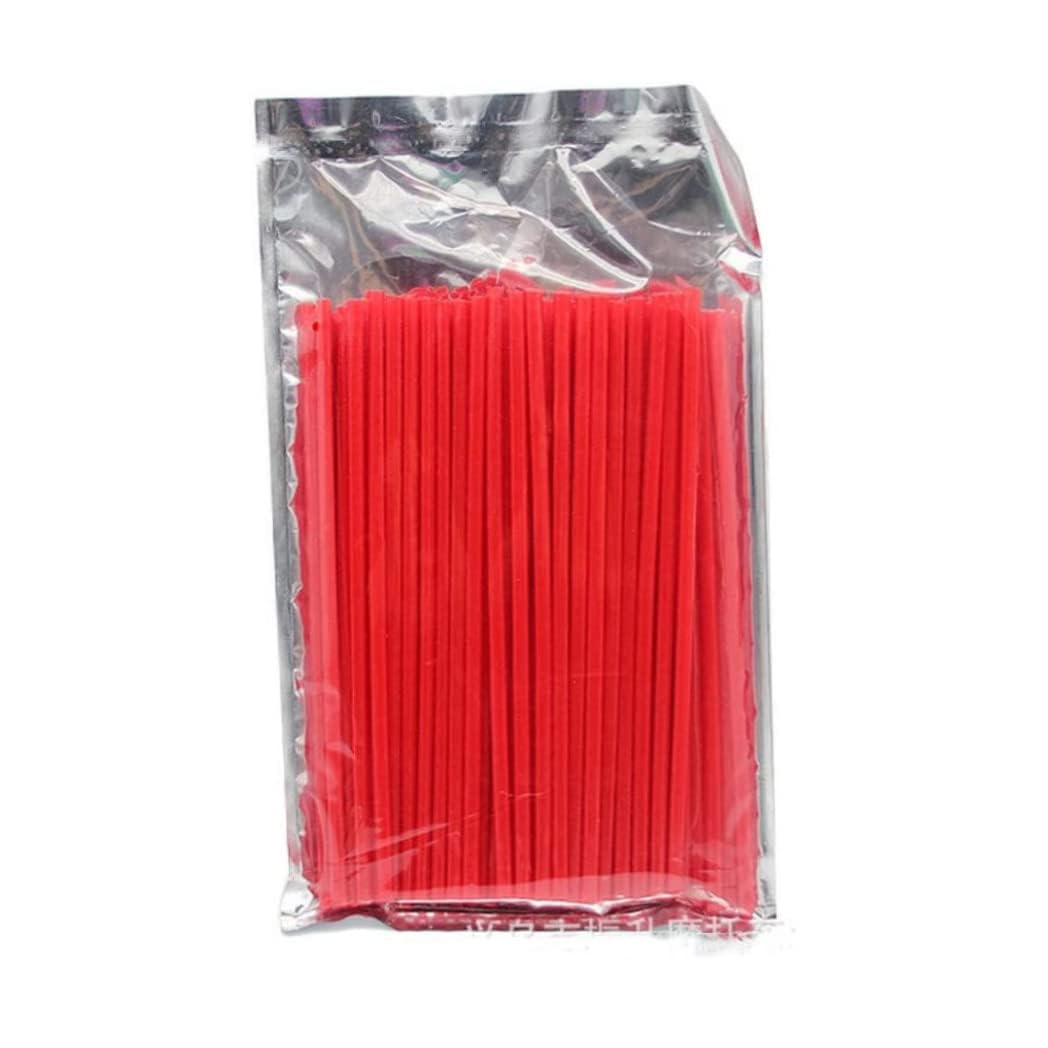 Spoke Covers 72 Pack Motorcycle Spoke Skins Spoke Protectors Rims for Motocross Mountain Bike 24CM Red spoke skins, motorcycle wheel spokes