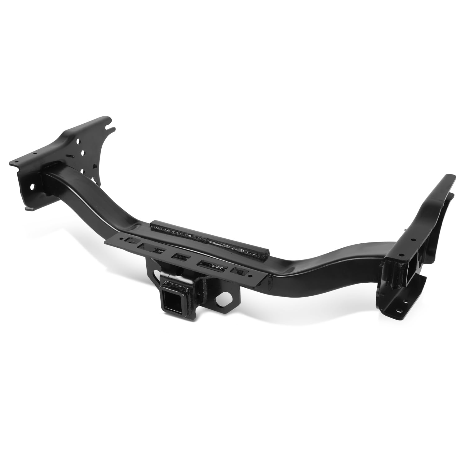 TO1106227 Rear Bumper Reinforcement Steel Impact Face Bar with Tow Package Compatible with Toyota Tacoma 2016-2023, Primered Black