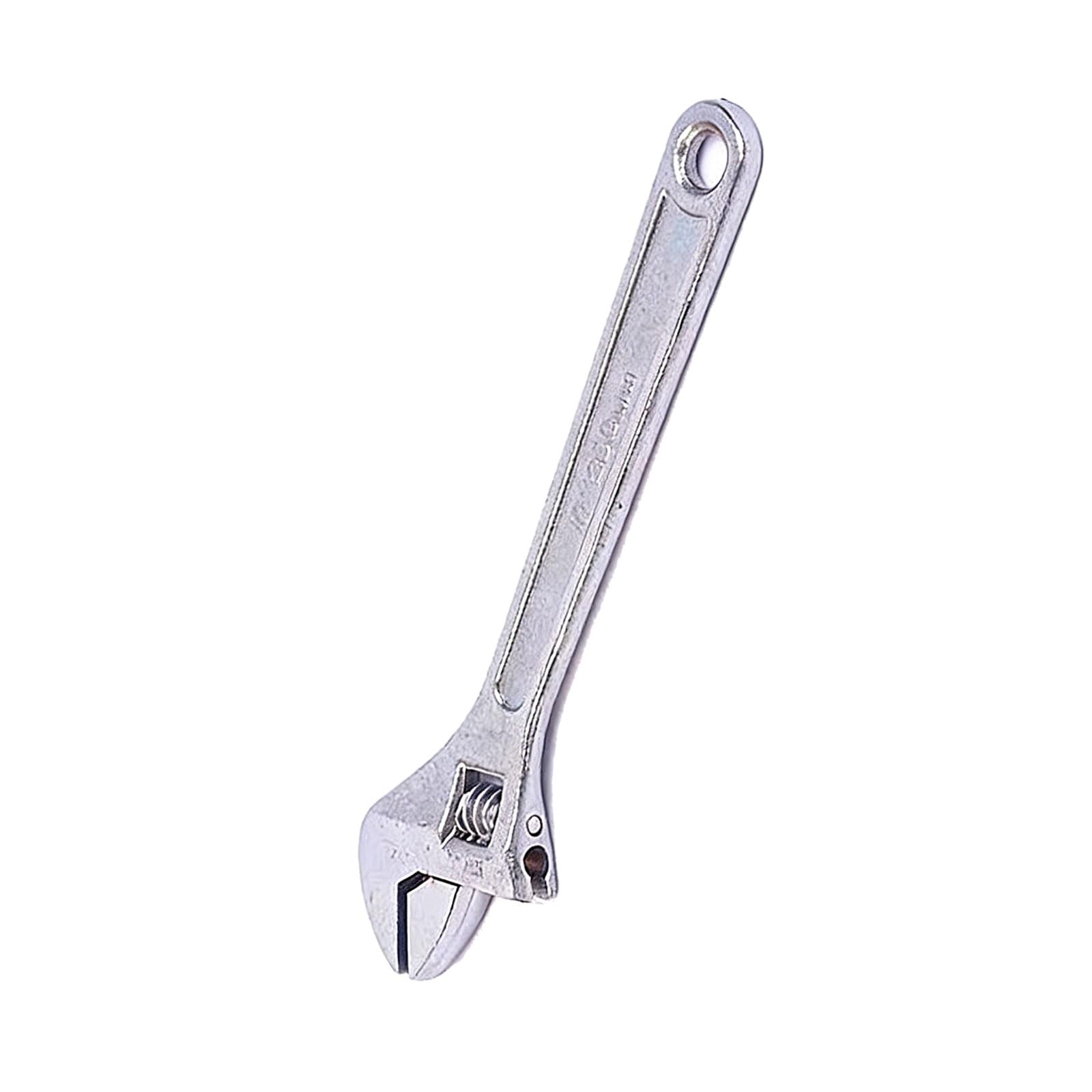 Hdoytxxm Professional Adjustable Wrench In Carbon Steel, Anti-Slip Handle With Efficient Gear For Use Workshop Equipment