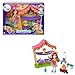 Enchantimals GTM33 - Savannen-Pyjamaparty Spielset mit Griselda Giraffe Puppe (15 cm), 2 Tierfreunden, Zelt und 8 Zubehörteilen