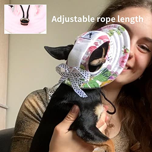 Hunde-Sonnenhut, verstellbar, Baseballkappe mit Ohrlöchern, Sommer-Haustier-Visier, Hüte, Outdoor-Sport, Sonnenschutz, Sonnenhaube für kleine Hunde, Welpen, Katzen