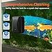 ORLYOBABE Fish Tank Cleaner Kit, Gravel Vacuum for Aquarium, Fish Tank Aquarium Vacuum Gravel Cleaner, Aquarium Siphon with Magnetic Fish Tank Glass Cleaner, Aquarium Cleaning Tools Water Changer