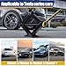 LDVROH Car Jack Kit for Tesla Cars | Scissor Jack | Max 3 ton (6,600 lbs) | Suitable for Tesla Model 3/Model S/Model X/Model Y. Comes with Labor-Saving Wrench/Bracket Pad, Black