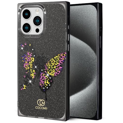 Image of COCOMII Rectangle for iPhone 15 Pro Max Case, Safari Butterfly