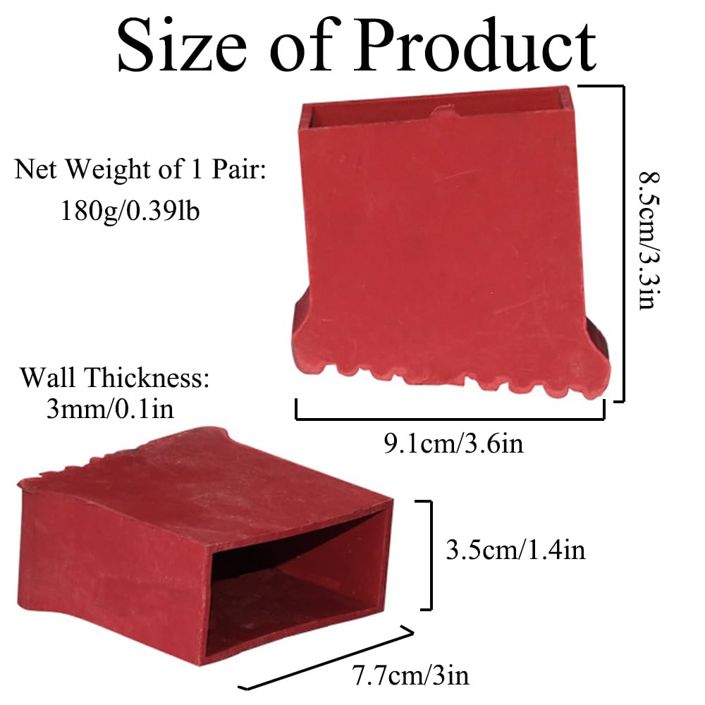 2 Pair Non Slip Ladder Feet, Step Ladder Feet - Image 2
