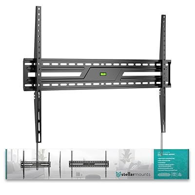 Ultra Slim Flush TV Wall Mount Bracket for Samsung S90D Series OLED 4K UHD Smart Tizen QN65S90FAFXZA 65Inch - 1.2" Low Profile, Industrial Grade 165lbs, Easy Installation