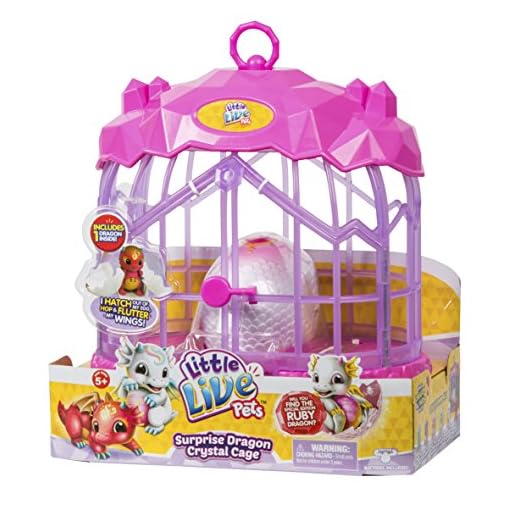 Little Live Pets Surprise Dragon Crystal Cage