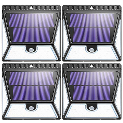 Solar Lights Outdoor, Mitaohoh 82 LEDs Wireless Waterproof Solar Motion Sensor Light...