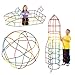LA HAUTE Juguetes de construcción de Edificios Kit de Conectores de construcción de Paja Juguetes educativos creativos, 400 Piezas