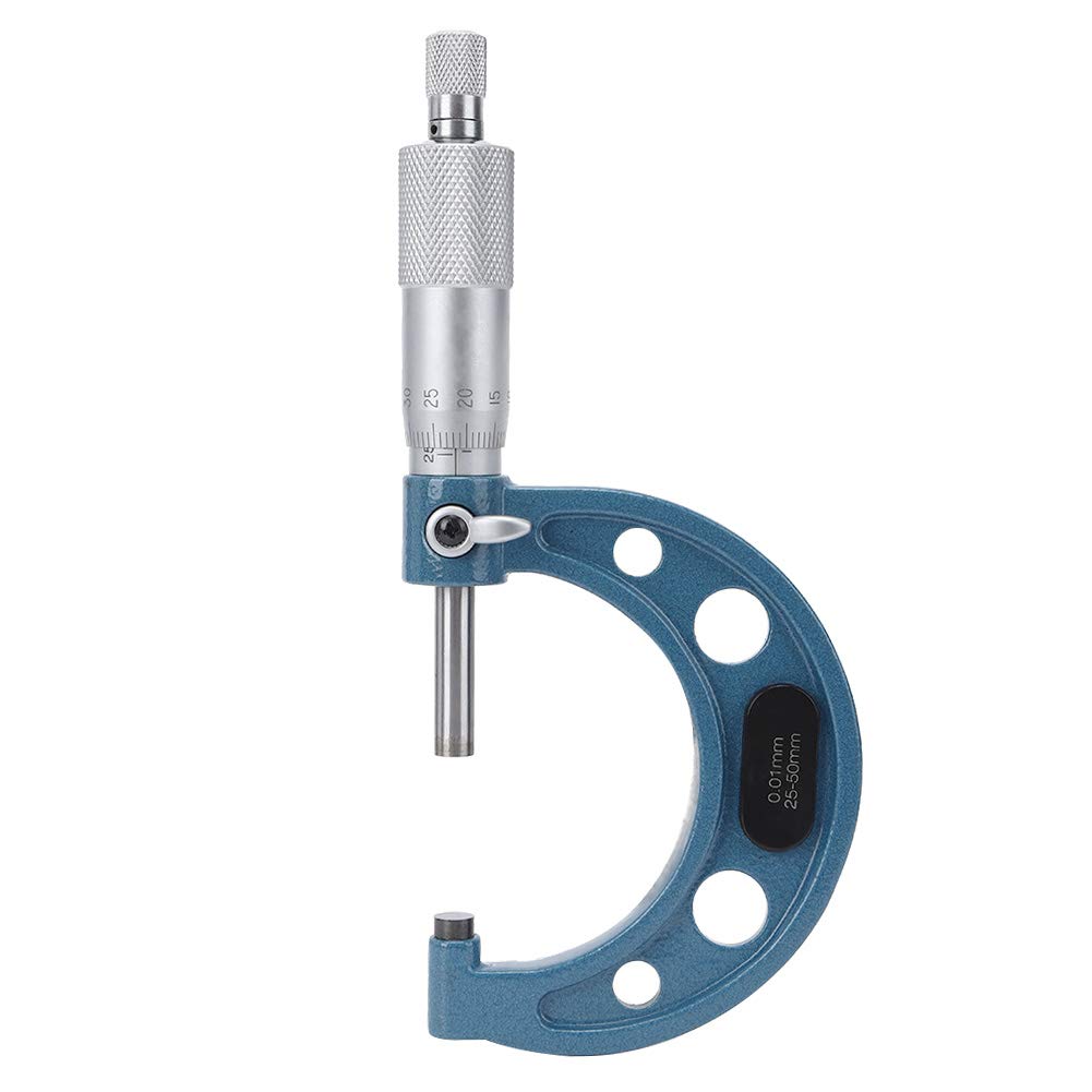 Kit Micrometro Esterno Ad Alta Precisione da 4 Pezzi per Misurazione di Precisione in Acciaio per Cuscinetti 0-100 Mm