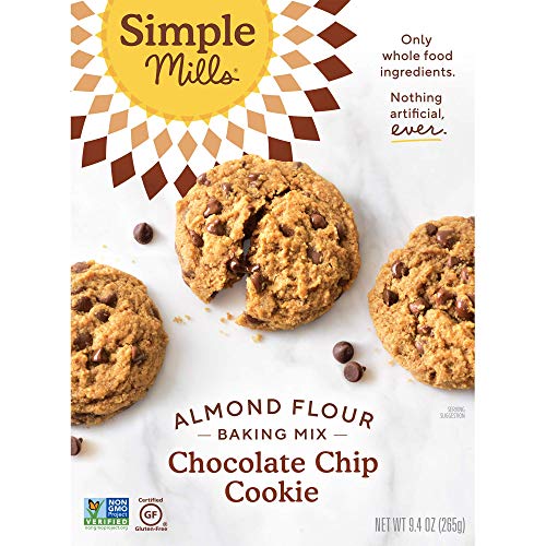 Simple Mills Almond Flour Baking Mix, Gluten Free Chocolate Chip Cookie Dough Mix, Made With Whole Foods, 3 Count & Almond Flour Baking Mix, Gluten Free Artisan Bread Mix #TOP2