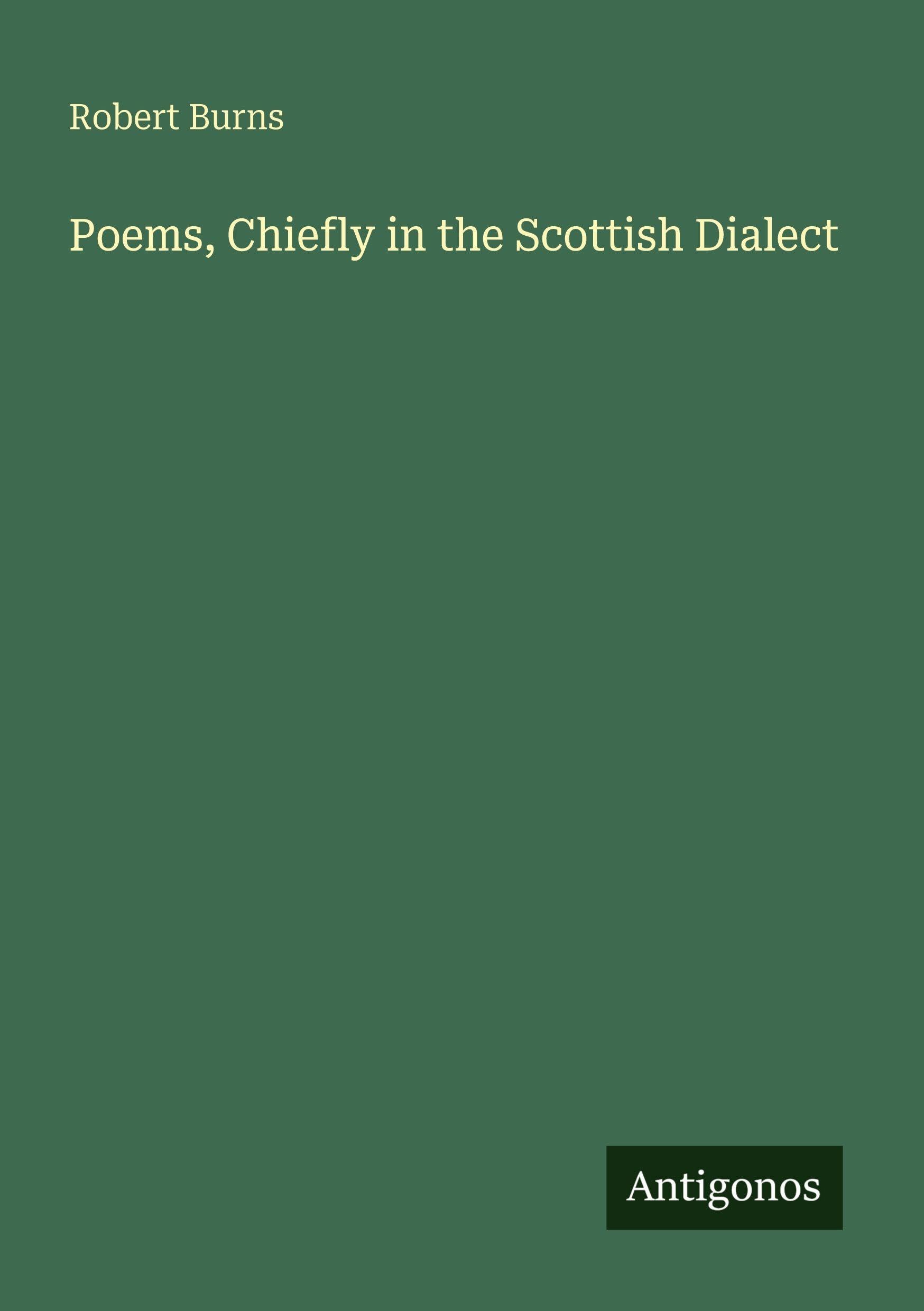 Poems, Chiefly in the Scottish Dialect