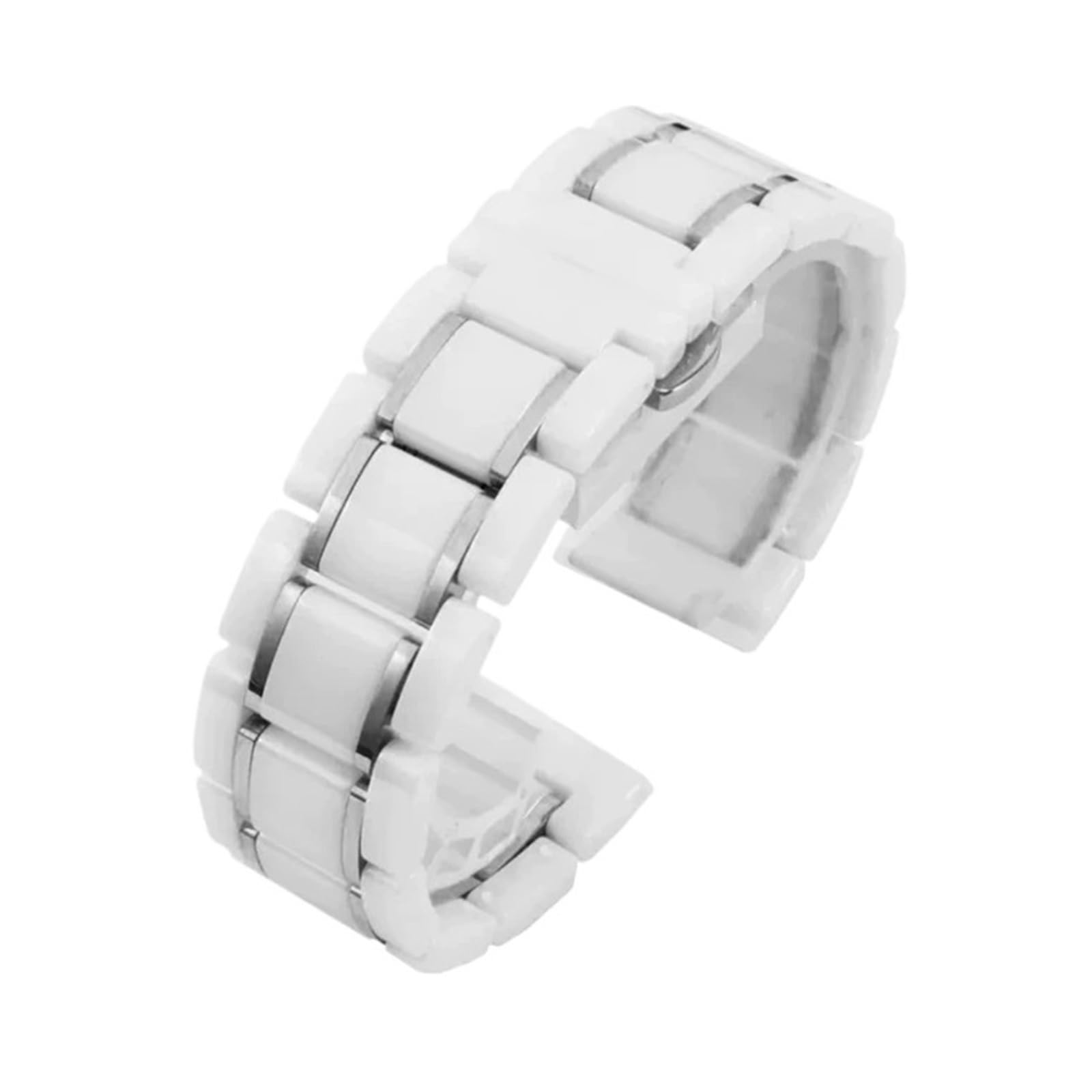 cinturino dell'orologio Classico cinturino in ceramica nero da lavoro unisex 20 mm 22 accessori for polsini sportivi casual