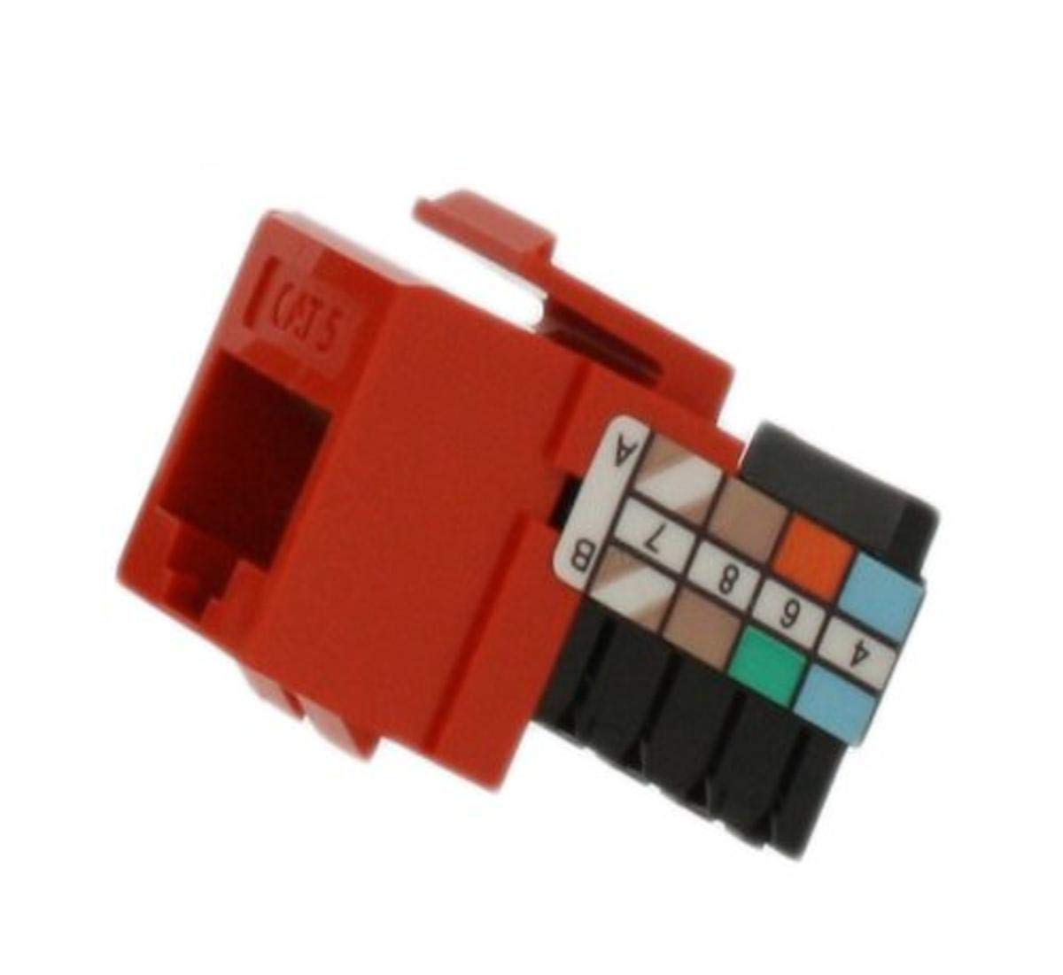 Conector Cat 5 Leviton QuickPort 41108-RO5 con terminación modular robusta