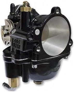 S&,S Cycle Black Super E Carburetor 110-0099