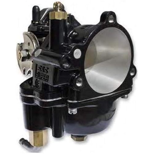 S&,S Cycle Black Super E Carburetor 110-0099