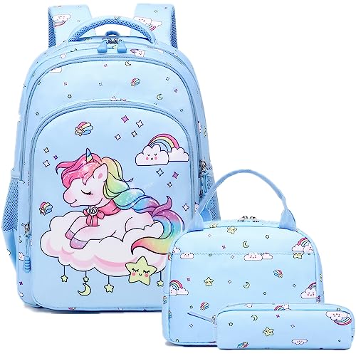 Mochila Niña Mochila Barbi3 Unicornio Niu00f1a Escolar Kinder