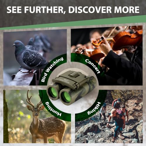 Image of Binoculars for Adults and Kids, High Powered Compact Binoculars