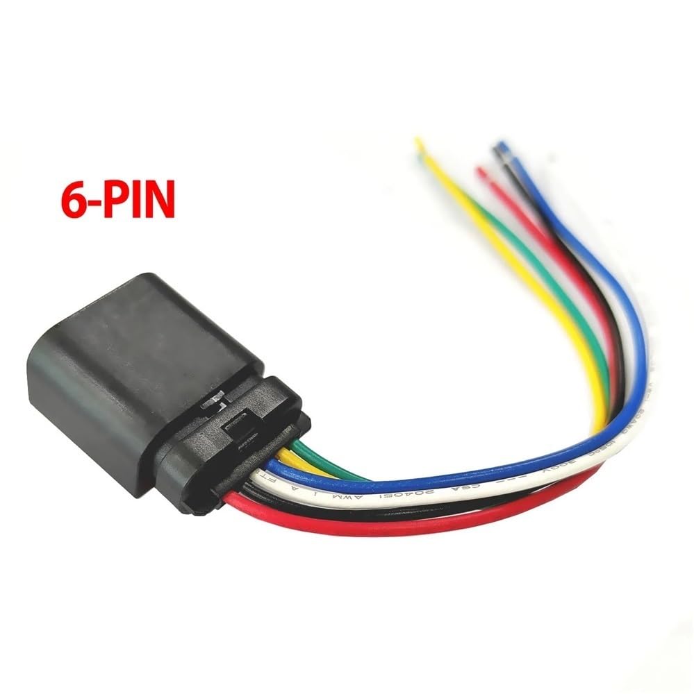connecteur capteur Capteur de débitmètre d'air massique MAF compatible avec FIAT pour Ducato 2.2 D 2006-2025 connecteur 6 broches