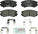 Bosch BP924 QuietCast Premium Disc Brake Pad Set For: Hyundai Azera, Elantra, Sonata, Tiburon, Tucson; Kia Amanti, Magentis, Optima, Sportage, Soul; Saab 9-5, Front
