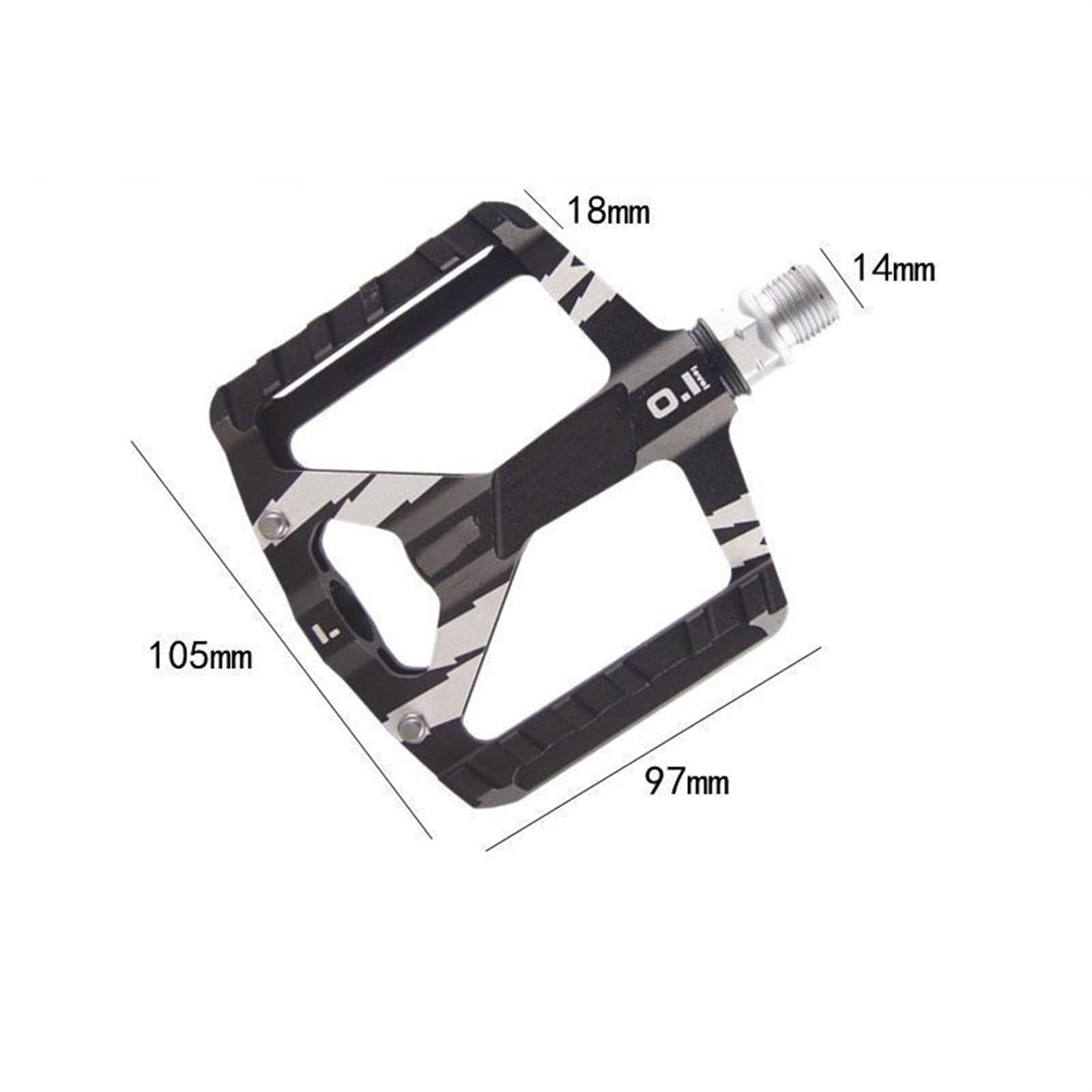 MKBHD Pedały rowerowe Gwintowane łożyska uszczelnione Pedały MTB Szosowe pedały rowerowe(Gray)