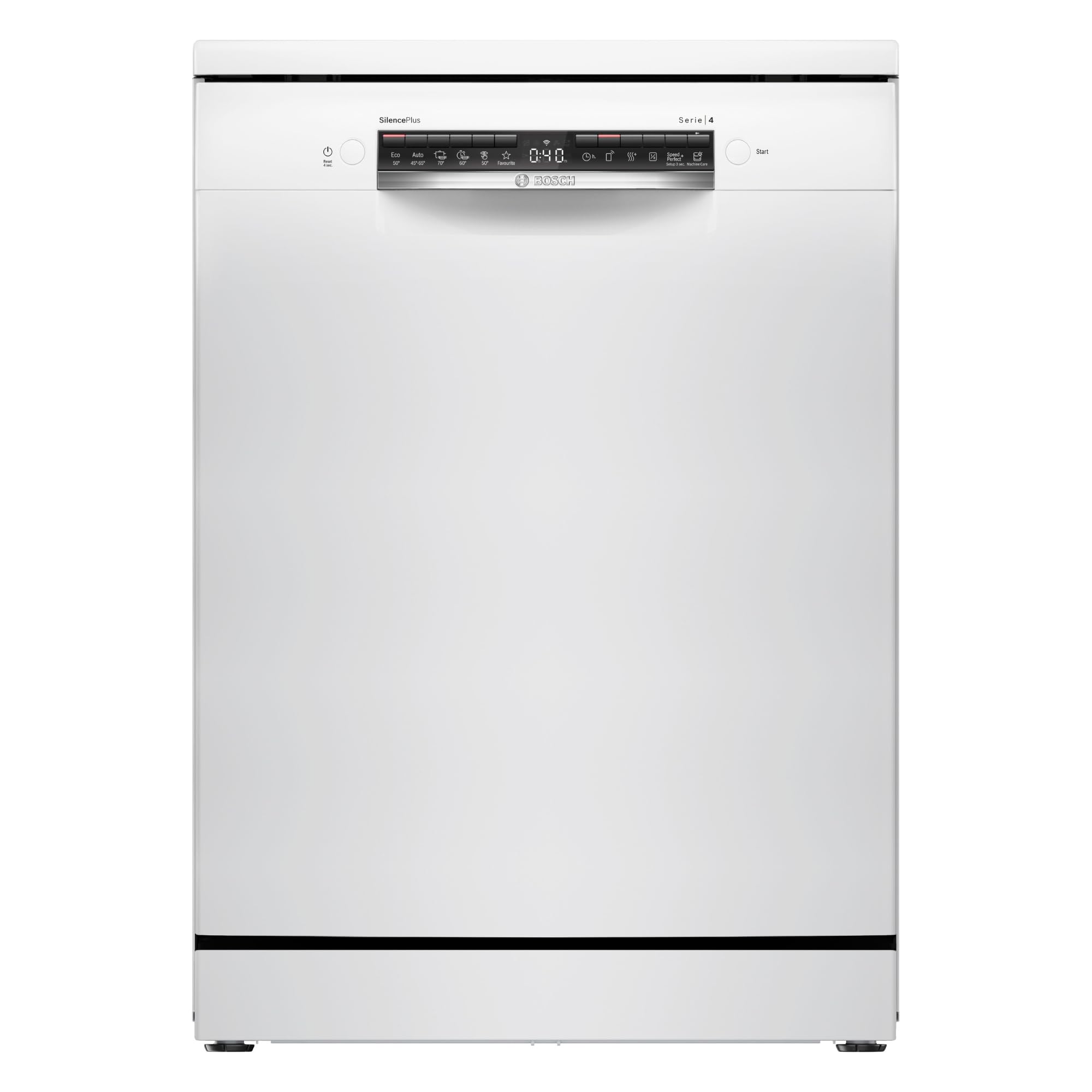 Bosch, Lavavajillas libre instalación, 60 cm, Blanco, SMS4ECW28E