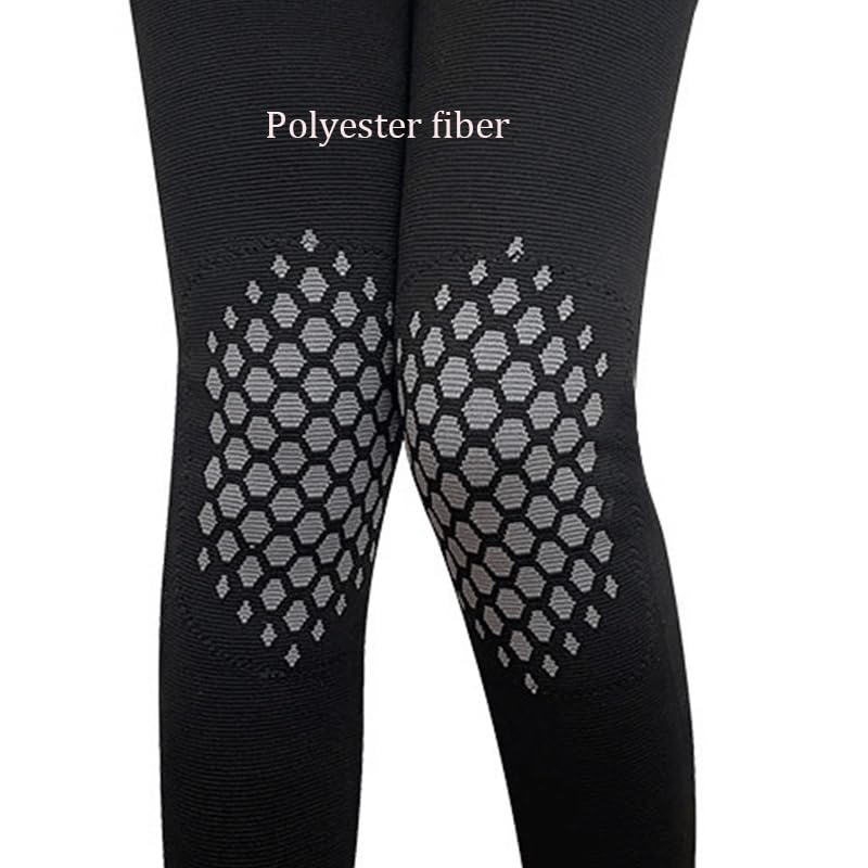 Breathable Knee Pads with Warm Fleece Polyester Padding to Protect The Legs