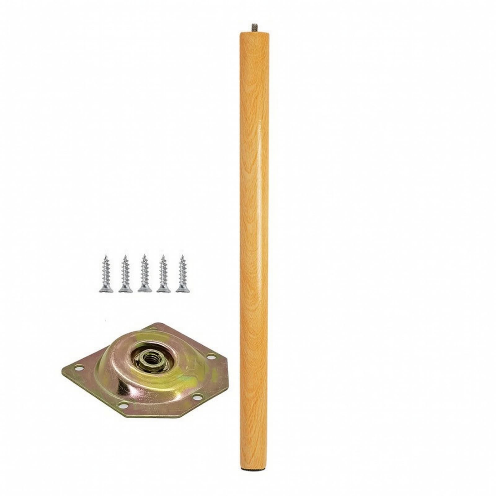 4 Pezzi Piedini per Mobili con Feltrini, 71 Cm