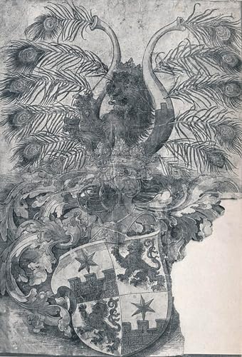 Tableau Albrecht Dürer pour habiller un grand mur vide avec les armoiries Roggendorff 60x90