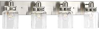 Progress Lighting P300048-009 Calhoun Brushed Nickel Four-Light Bath & Vanity - coolthings.us