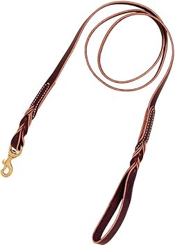 Triple K Latigo Leather Dog Lead
