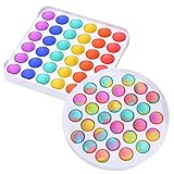 【 Fidget Spielzeug】: Push Pop Fidget sensory Toy lebendigen Silikonblasen sind in den Kunststoffrahmen eingebaut.Das Blasen-Spielzeug ist aus hochwertigem Silikon, Diese weichen Blasen stimuliert das frühe zweisprachige Lernen und ziehen die Aufmerksamkeit des Spielers auf sich.