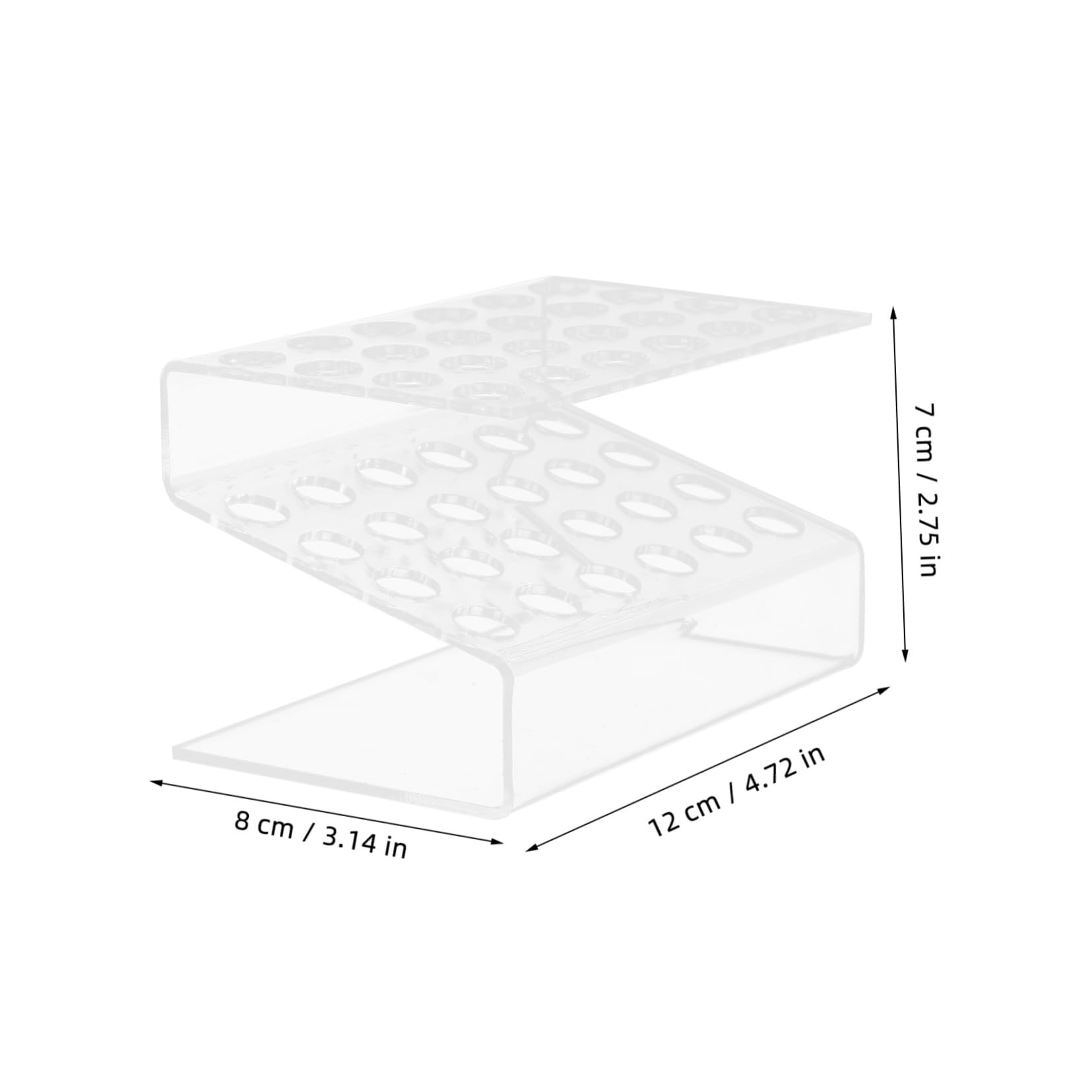 OSALADI 3 Pezzi porta penna per matita display vassoio espositore portapenne organizzatore di pennarelli in plastica portapenne da tavolo a sfera supporto Acrilico