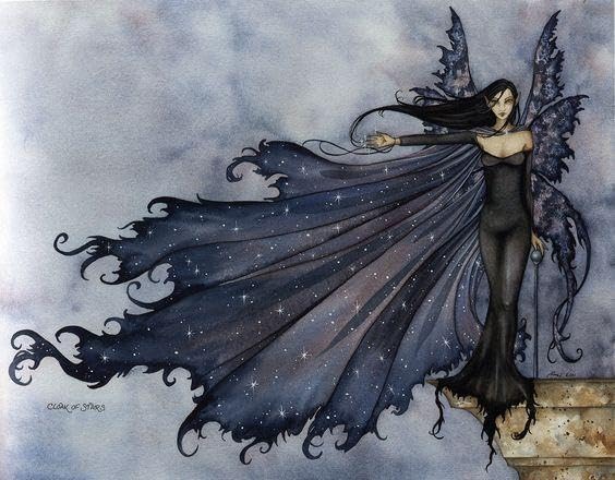 エイミー・ブラウン 星のマントを纏った妖精 ヴィンテージ ステンド