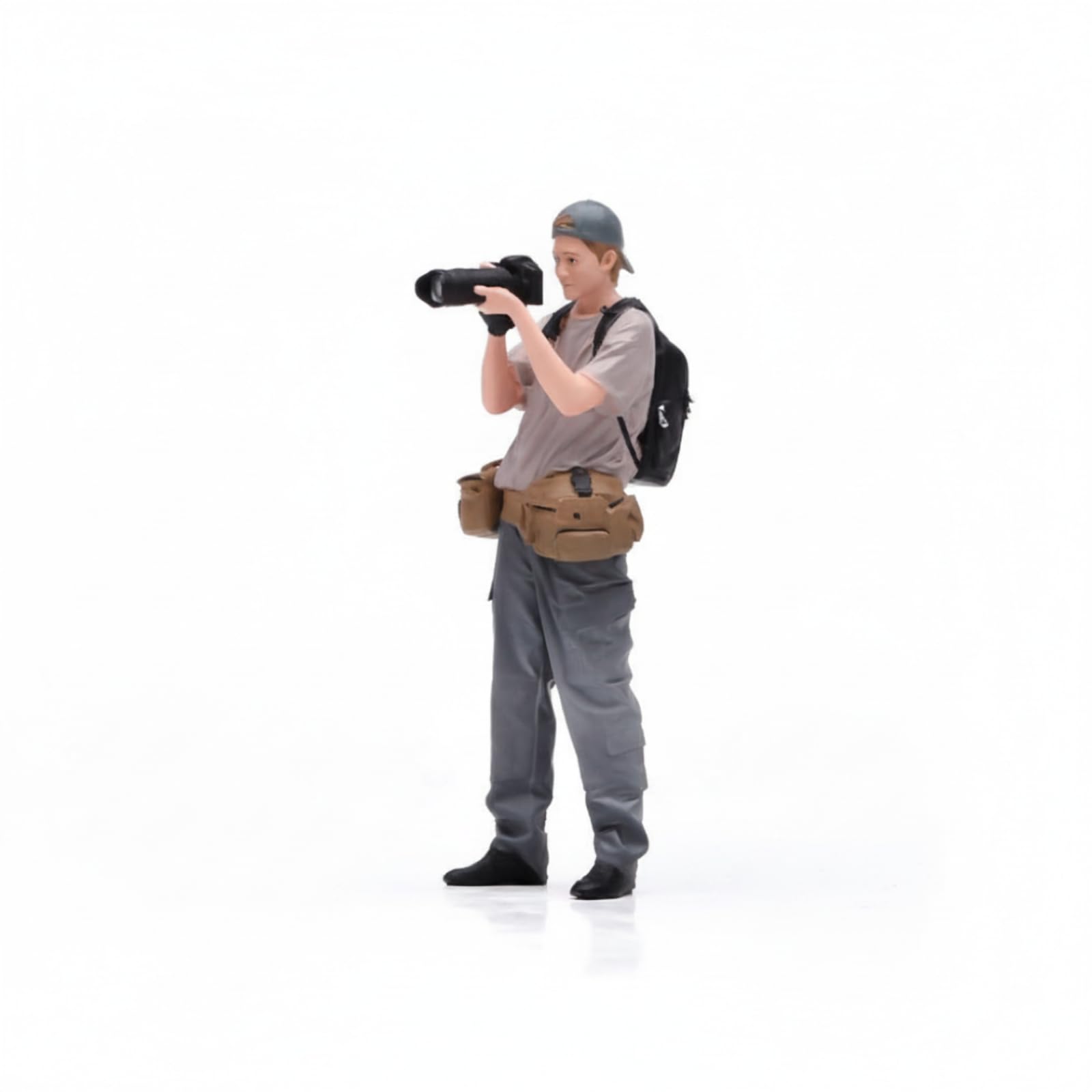 Harilla Miniaturfigur Figur Modell Menschliche Figur Sammelfigur aus Harz Handbemalt mit Detaillierter Kameratechnik Und Feinen Gesichtszügen für Dioramen Vitrinen Kreative Szenen 10cm