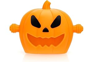 Halloween Baby Toys Pumpkin Teether, Silicone Mitten Baby Teething Toys
