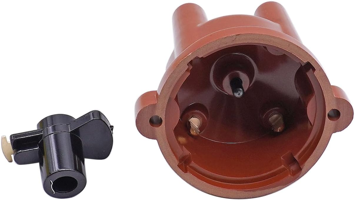 Distributor Cap and Rotor Kit D604604 Replacement for 4 Cylinder VW Cast Distributors