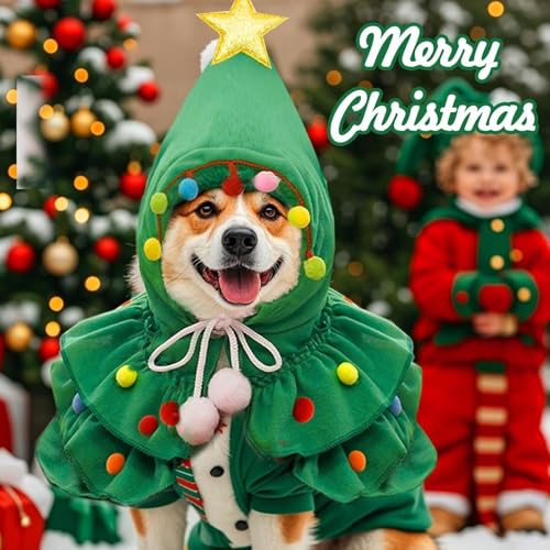 Disfraz Navideño con Sombrero para Perros miniatura 2