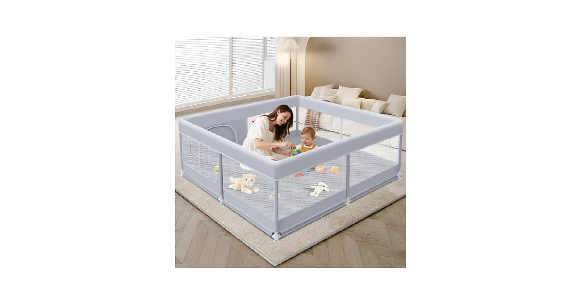 その他 Play Pen Amazon.com : XVISHX Baby Playpen 50 x 50 Inch Play Pen