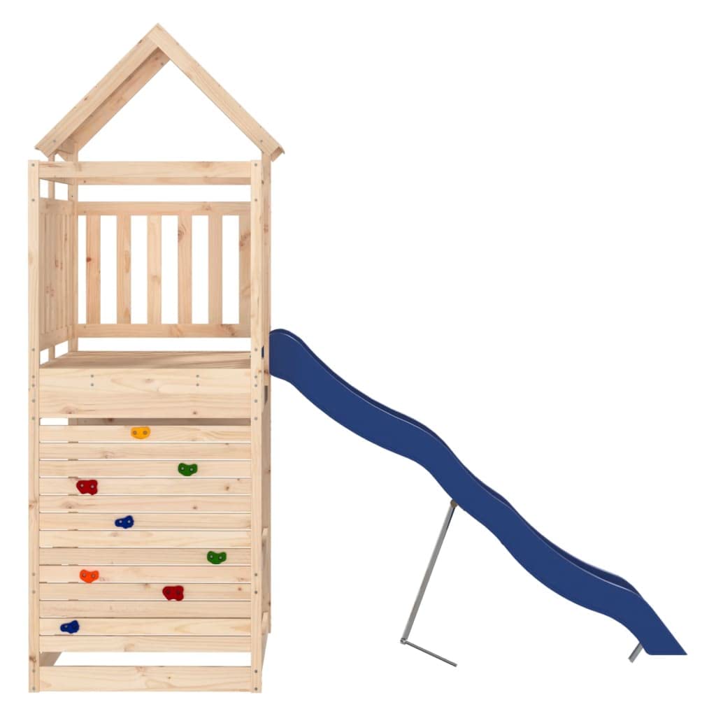 Generico Set da Gioco da Esterno in Legno Massello di Pino,Marrone,58.44kg,3156982