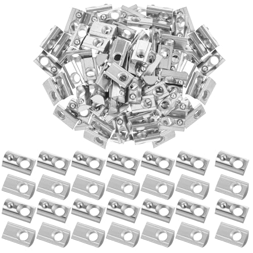 Yaocom 50 Pcs 3030 Series M5 T Nuts Half Roll in Spring