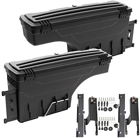 G-PLUS Truck Bed Storage Box Compatible With 2017-2020 Ford F250 F350 Super Duty,Tool Box Left 2PCS Set Driver & Right Passenger Side