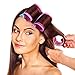 72 Pieces Magnetic Rollers Set 54 Pieces Plastic Hair Rollers and 18 Pieces Multicolor Plastic Duck Teeth Bows Hair Clips Hairdressing Curlers Tools for Men, Kids, Women