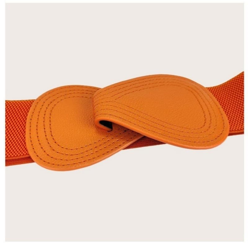 Ladies Interlock Buckle 8-shaped Elastic Belt Fashion Cinch Waistband Dresses Jumpsuit Shirts Wide Stretchy Belts3