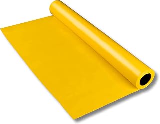 Film decorativo 2,3 x 50 m = 115 m², lavable, color amarillo