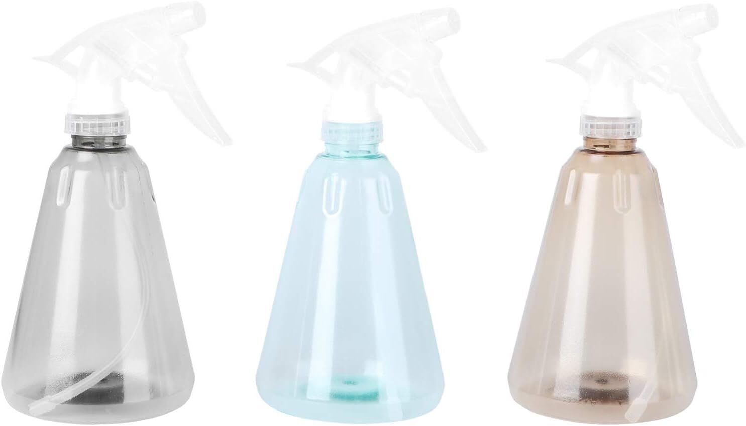 Plant Mister-Sprühflasche, 3 Stück, 500 ml, Kunststoff-Sprühflasche, Gartensprüher, Pflanzenspritzer, Gießkanne, Sprühflasche, Druck